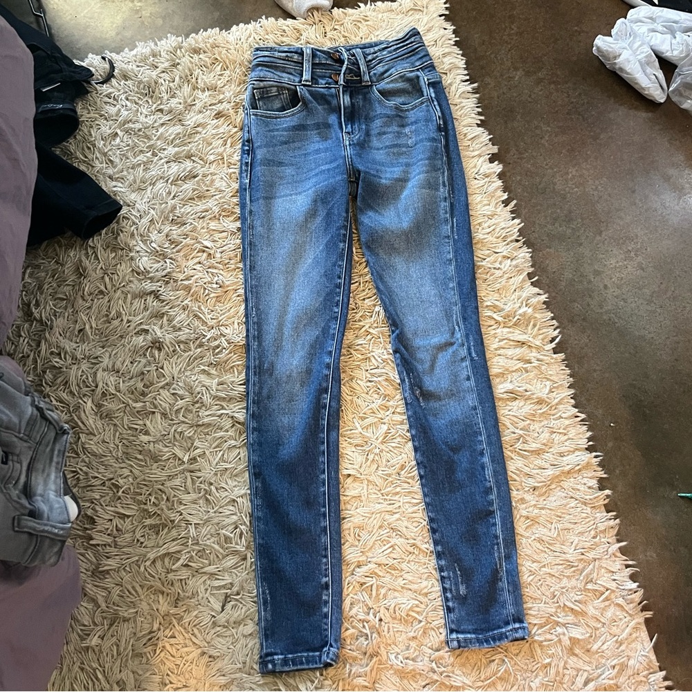 kancan high rise skinny jeans size 24